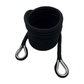 Mooring Pendant Black Nylon Double Braid Thimble Both Ends (5 Size & 8 Length Options)