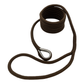 Mooring Pendant Brown Nylon Double Braid Thimble & Eye Ends (4 Size & 8 Length Options)