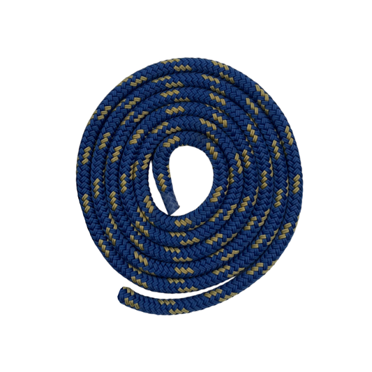 Blue & Gold Nylon Double Braid Rope 3/4"