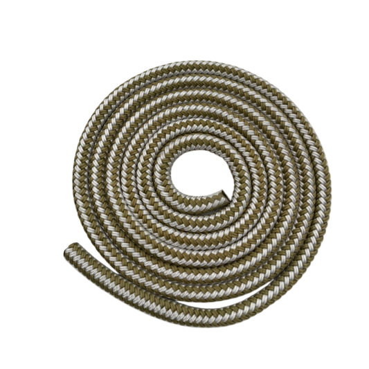 Gold & White Nylon Double Braid Rope 3/8"