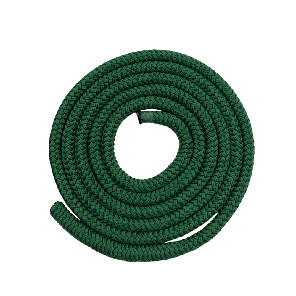 Green Nylon Double Braid Rope 5/8"