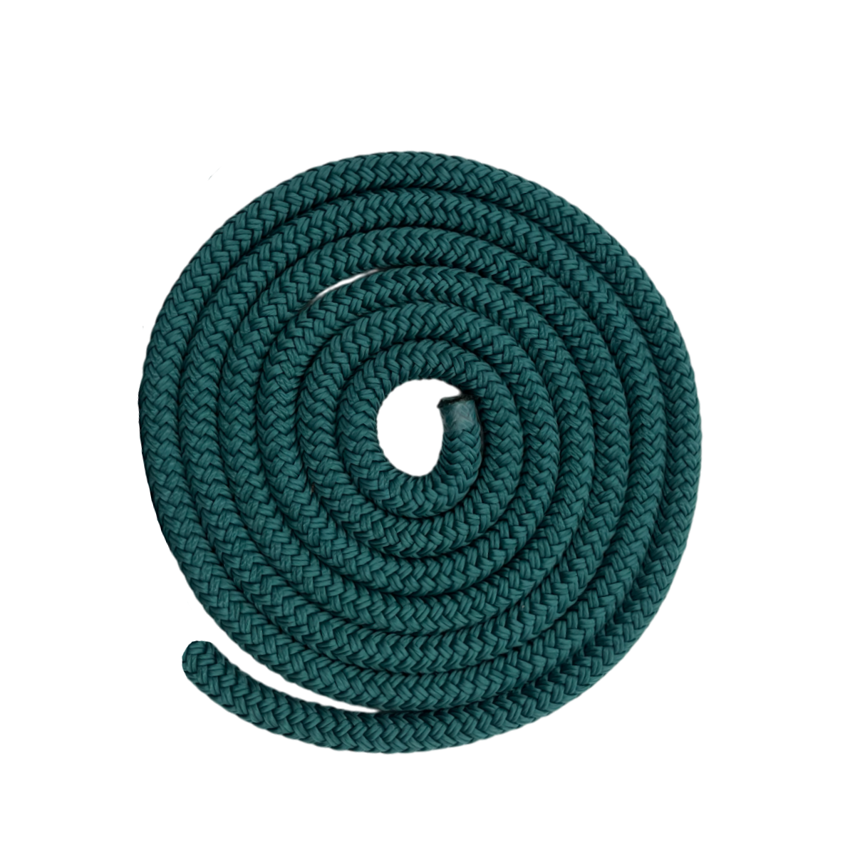 Teal Nylon Double Braid Rope 3/8"