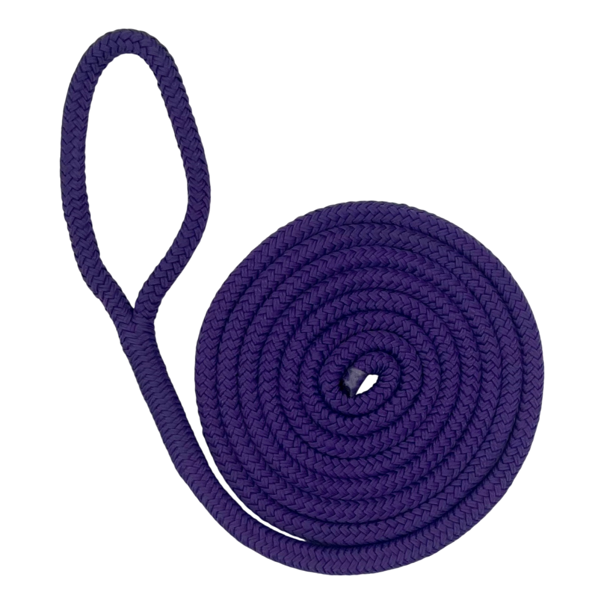 Dock Line Purple Nylon Double Braid (4 Size & 8 Length Options)