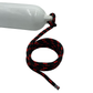 Fender Line Black & Red Nylon Double Braid (2 Size & 5 Length Options)