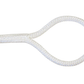 Titan Dock Line Nylon Double Braid - White (4 Size & 8 Length Options)