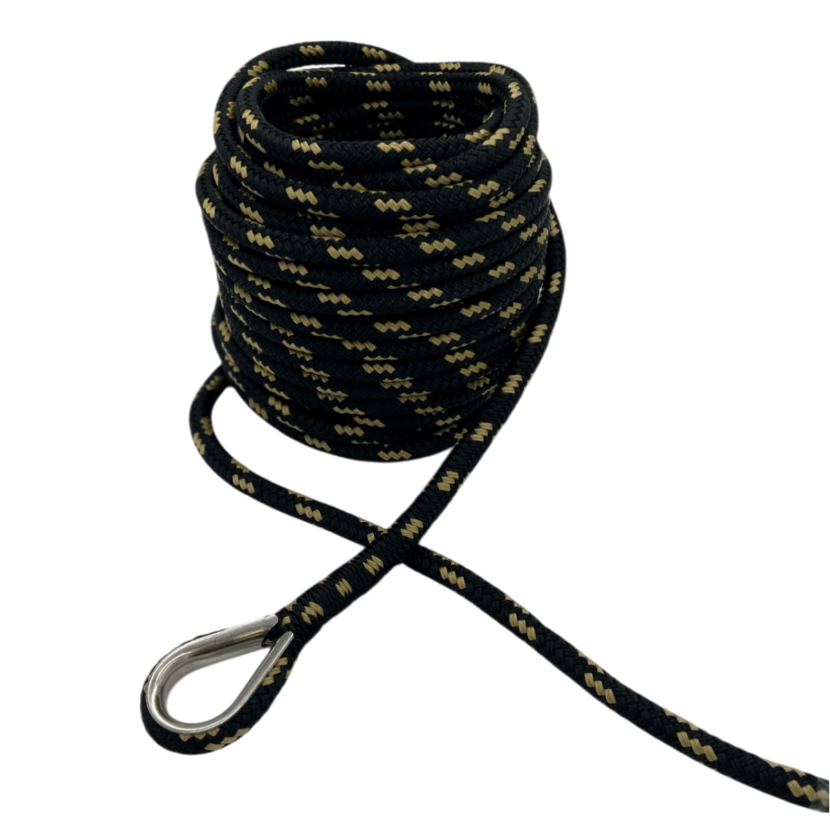 Anchor Line 1/2" Nylon Double Braid (15 Color & 5 Length Options)