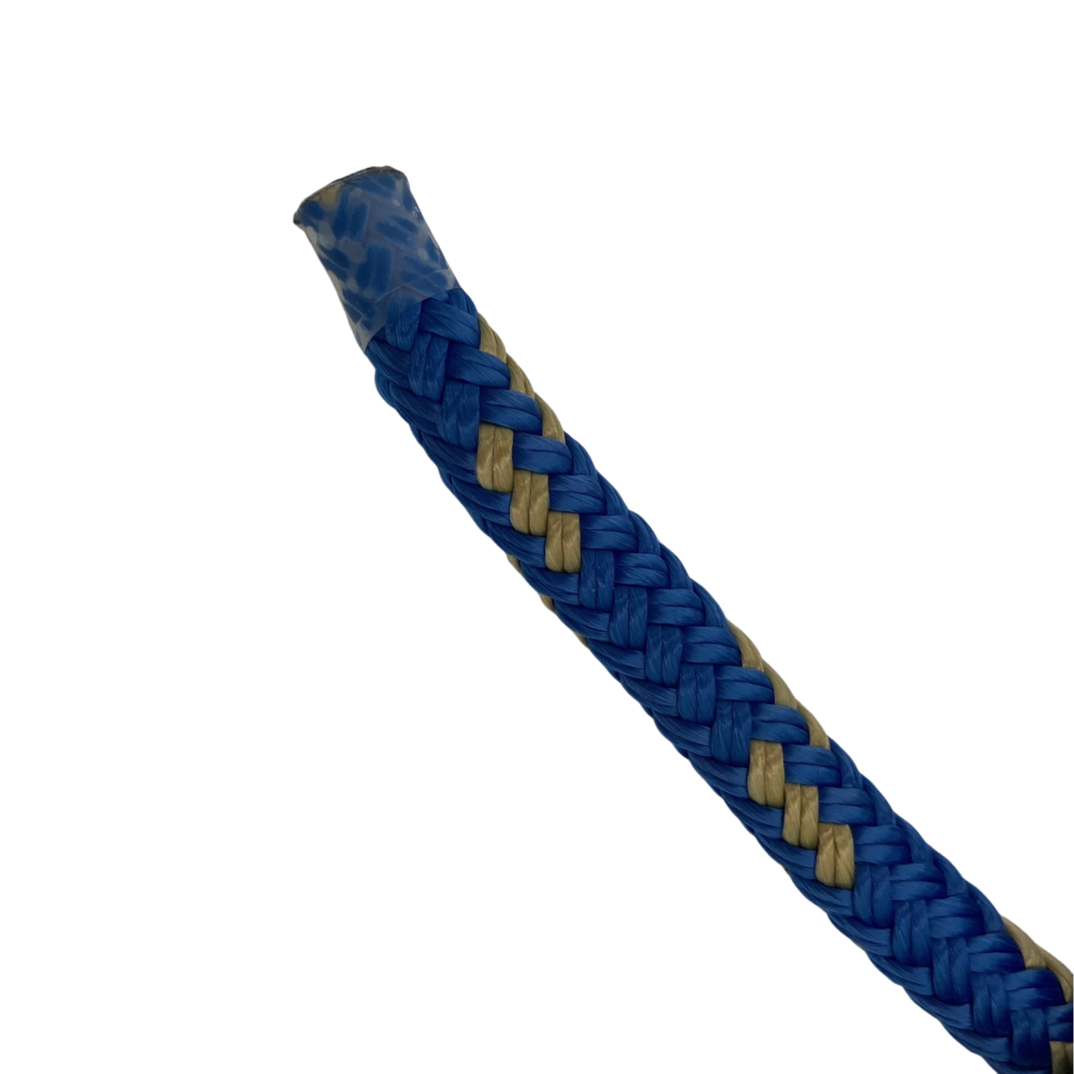 Dock Line Blue & Gold Nylon Double Braid (4 Size & 8 Length Options)