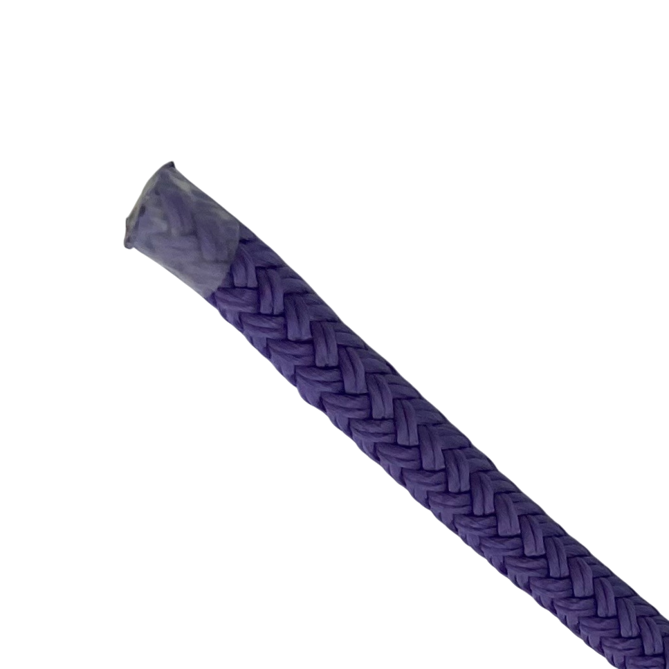 Dock Line Purple Nylon Double Braid (4 Size & 8 Length Options)