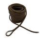 Anchor Line Brown Nylon Double Braid (4 Size & 6 Length Options)