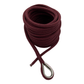 Anchor Line Burgundy Nylon Double Braid (4 Size & 6 Length Options)