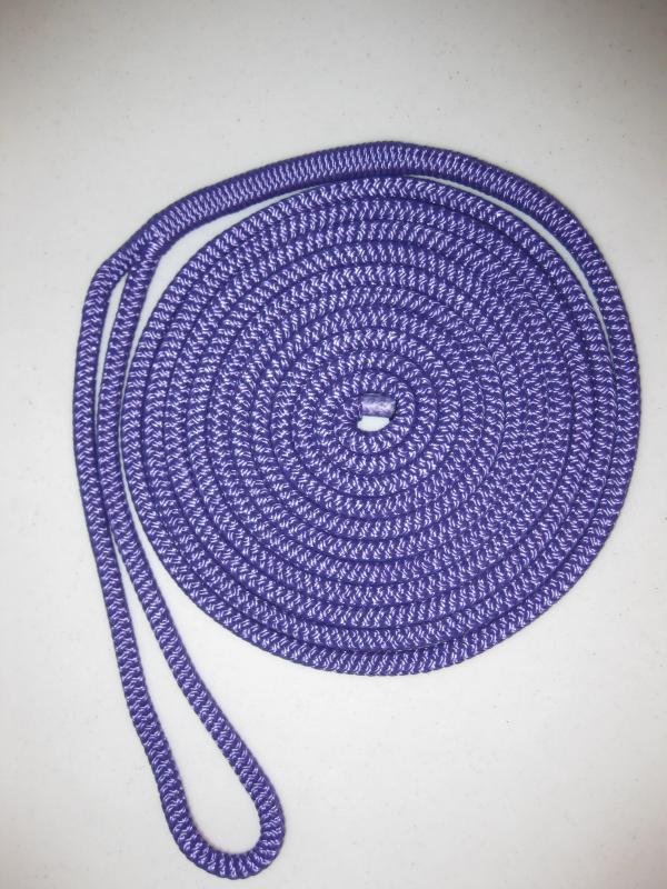 3/8 X 35' NYLON DOUBLE BRAID DOCK LINE - WHITE [DL3835-WHITE] - $29.93USD :  Online Rope Store
